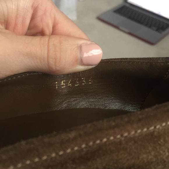 Gucci Brown Suede Tassel Loafer Pump - Picture 5 of 8